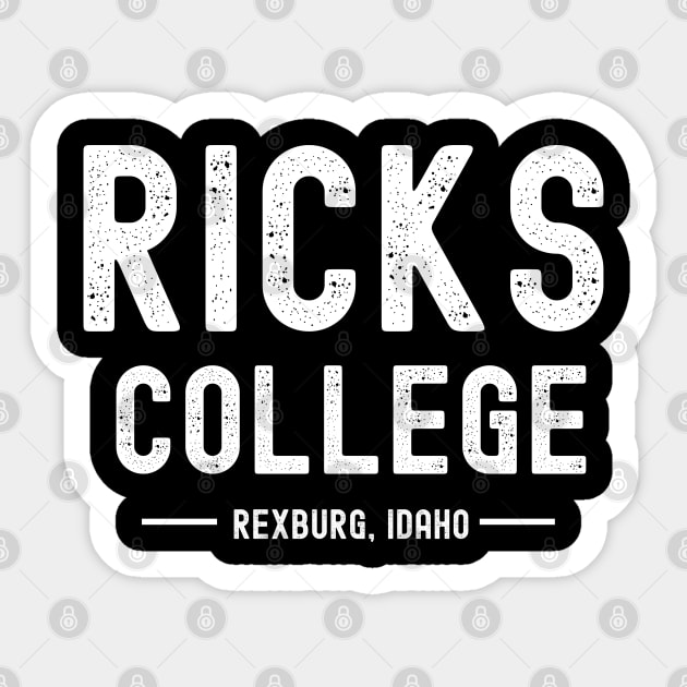 Ricks College Rexburg Idaho Sticker by MalibuSun